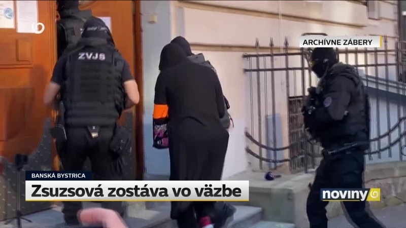 Zsuzsová zostáva vo väzbe