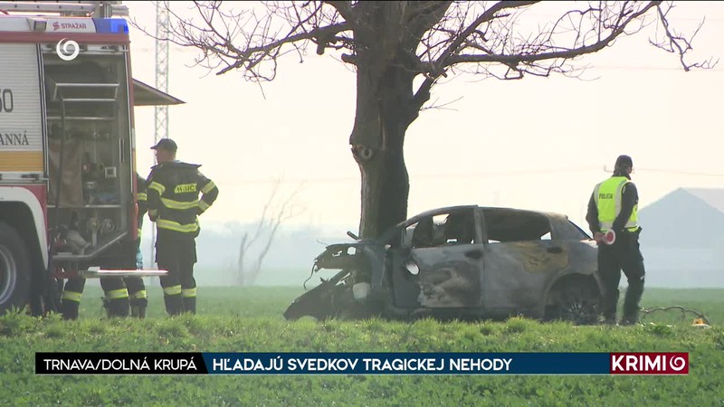 HĽADAJÚ SVEDKOV TRAGICKEJ NEHODY