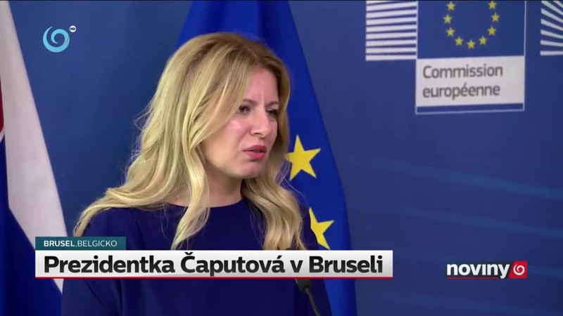 Prezidentka Čaputová v Bruseli