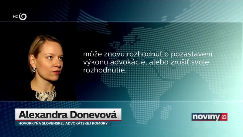 Advokátom pozastavili výkon funkcie