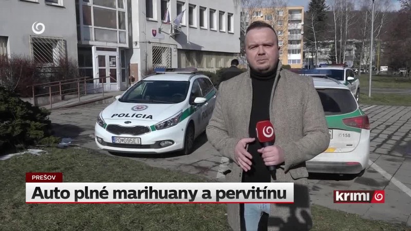 Auto plné marihuany a pervitínu