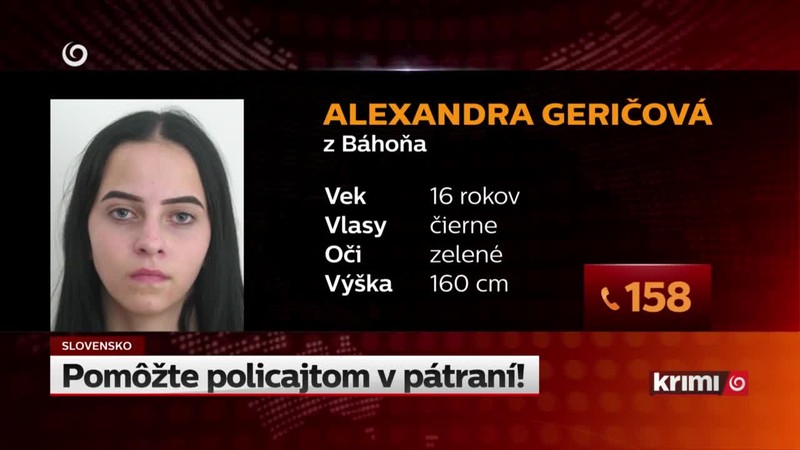 Pomôžte policajtom v pátraní!