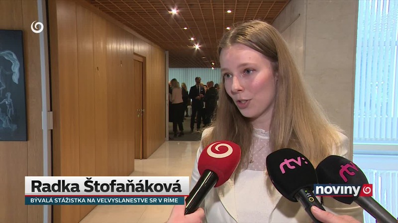 Minister Blanár v Ríme