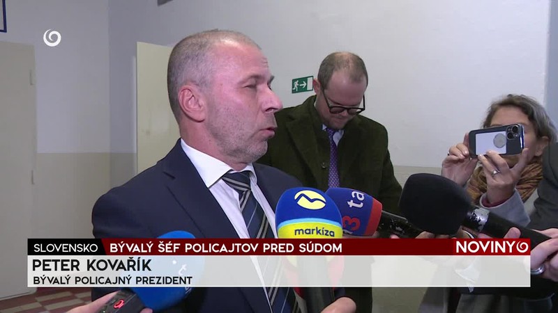 BÝVALÝ ŠÉF POLICAJTOV PRED SÚDOM