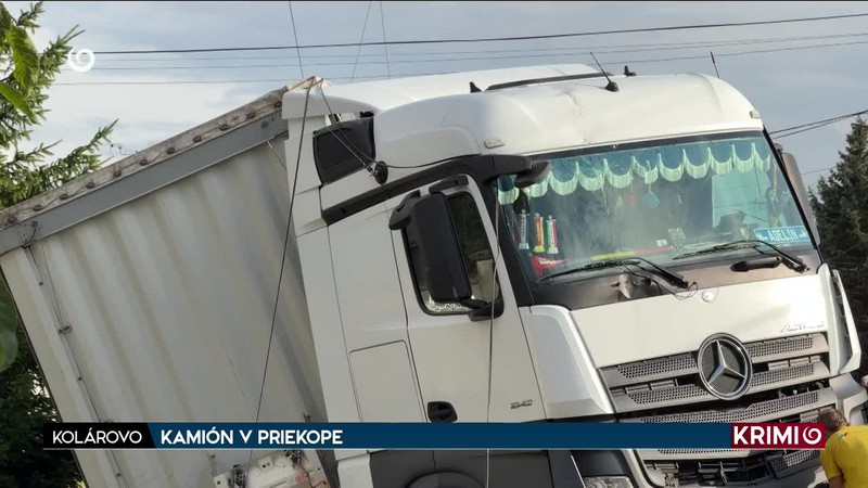 KAMIÓN V PRIEKOPE