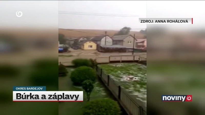 Búrka a záplavy
