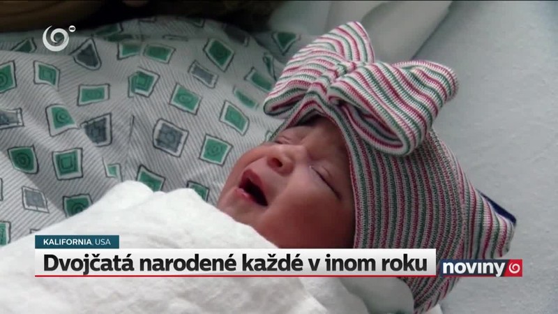 Dvojčatá narodené každé v inom roku