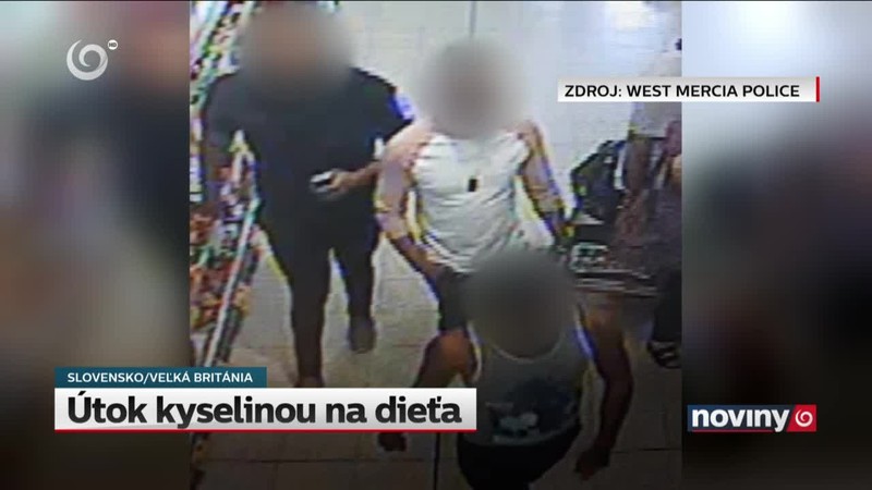 Útok kyselinou na dieťa