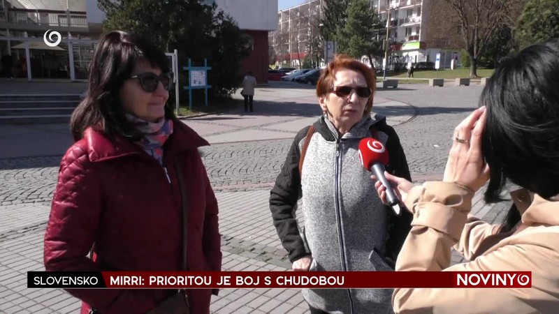 MIRRI: PRIORITOU JE BOJ S CHUDOBOU