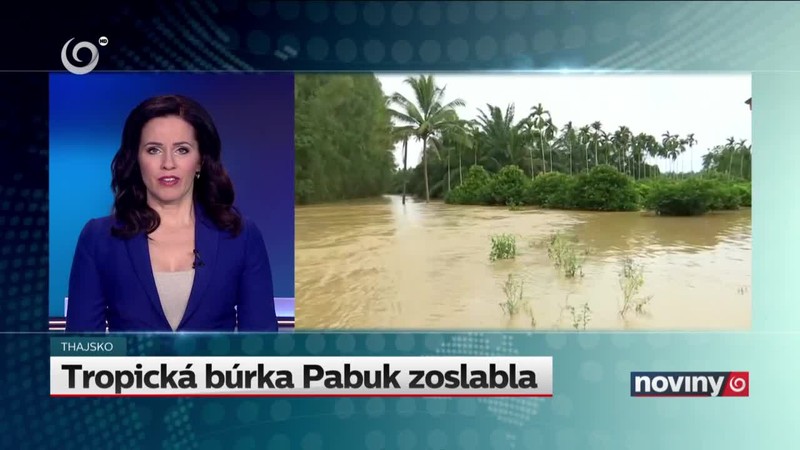 Tropická búrka Pabuk zoslabla