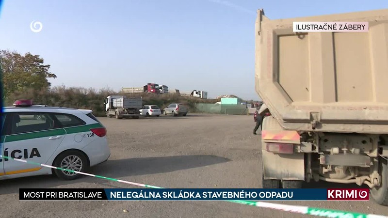 NELEGÁLNA SKLÁDKA STAVEBNÉHO ODPADU