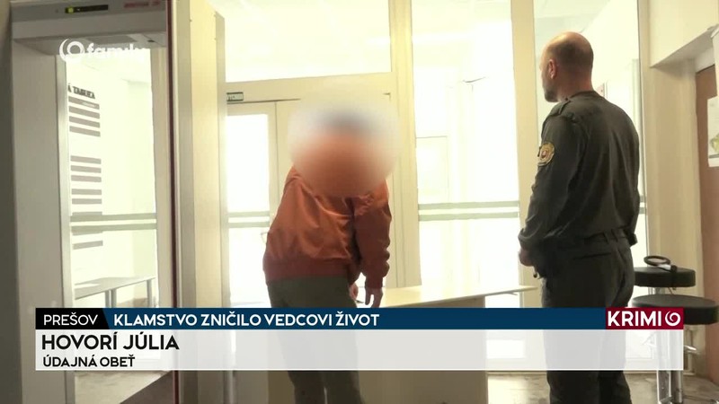KLAMSTVO ZNIČILO VEDCOVI ŽIVOT