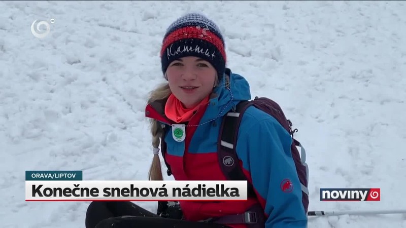 Konečne snehová nádielka