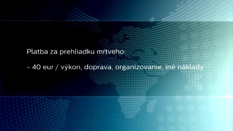 Minister zdravotníctva avizuje zmeny pri obhliadkach mŕtvych