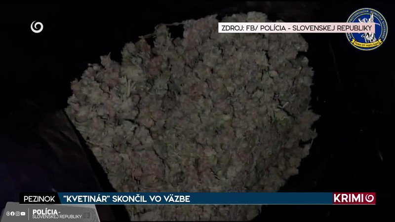 "KVETINÁR" SKONČIL VO VÄZBE