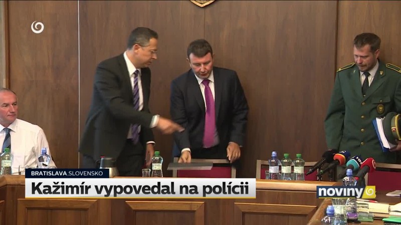 Kažimír vypovedal na polícii