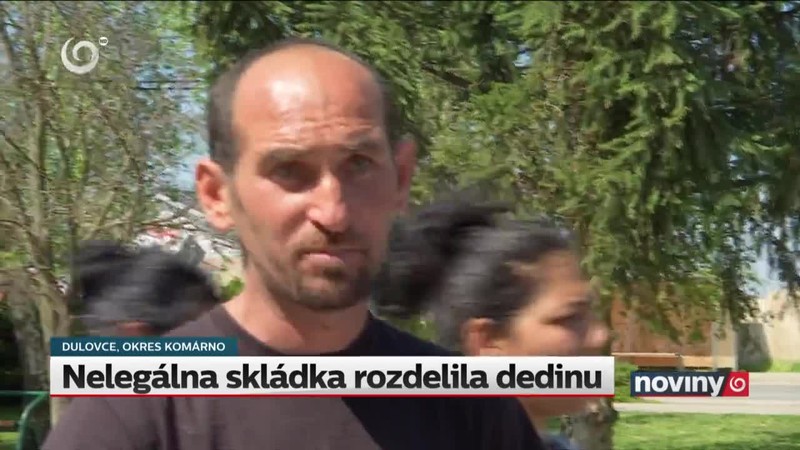 Nelegálna skládka rozdelila dedinu