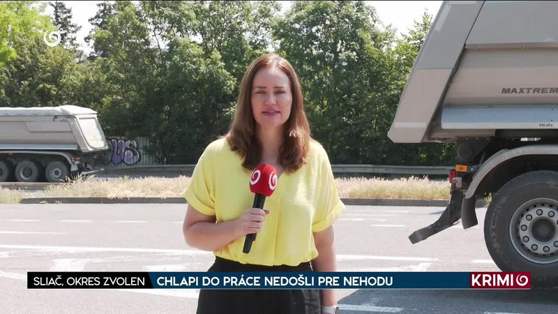 CHLAPI DO PRÁCE NEDOŠLI PRE NEHODU