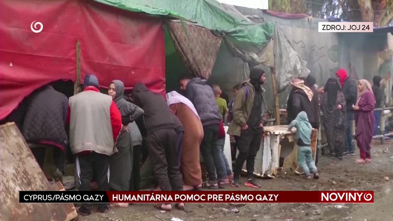 HUMANITÁRNA POMOC PRE PÁSMO GAZY
