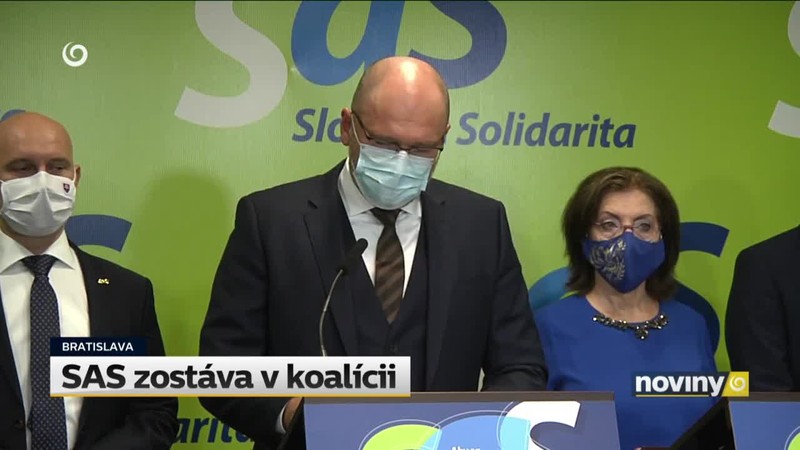 SAS zostáva v koalícii