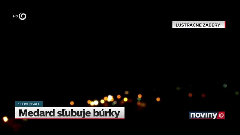 Medard sľubuje búrky