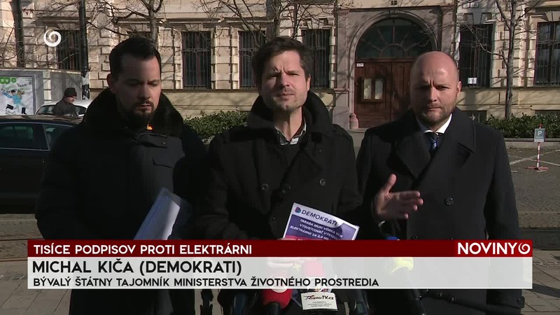 TISÍCE PODPISOV PROTI ELEKTRÁRNI