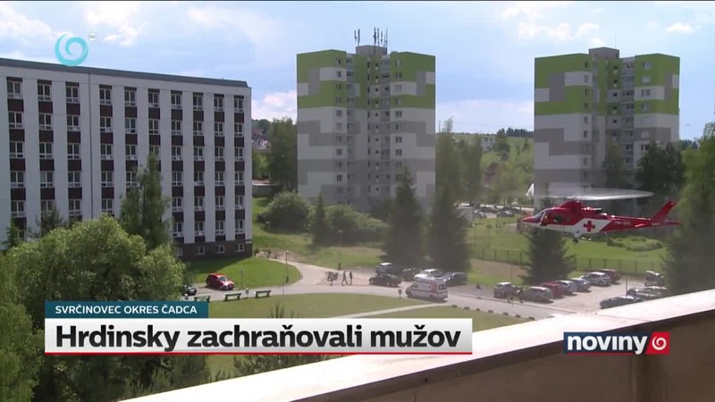 Hrdinsky zachraňovali mužov