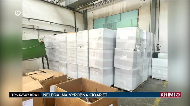 NELEGÁLNA VÝROBŇA CIGARIET