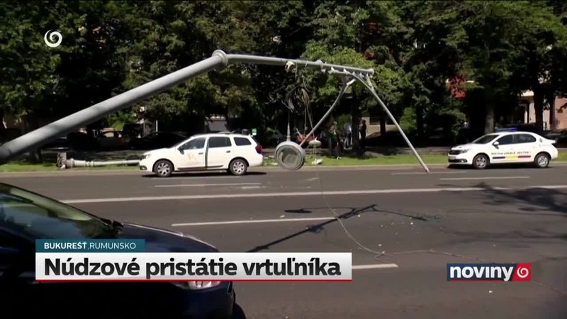 Núdzové pristátie vrtuľníka