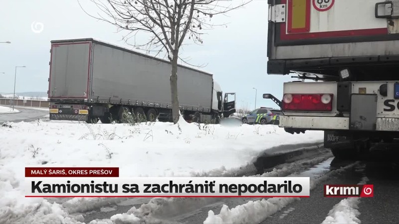 Kamionistu sa zachrániť nepodarilo