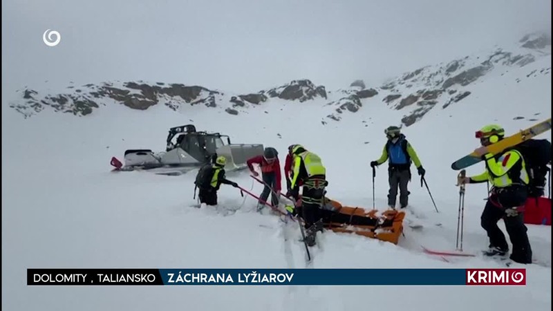ZÁCHRANA LYŽIAROV // DOLOMITY