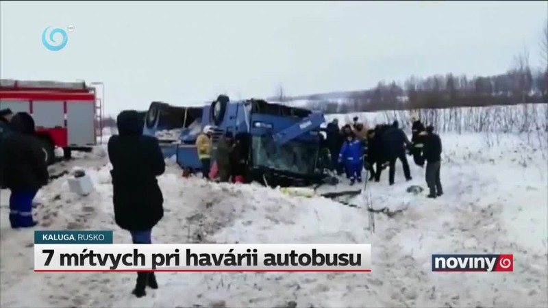 7 mŕtvych pri havárii autobusu