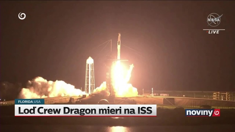 Loď Crew Dragon mieri na ISS
