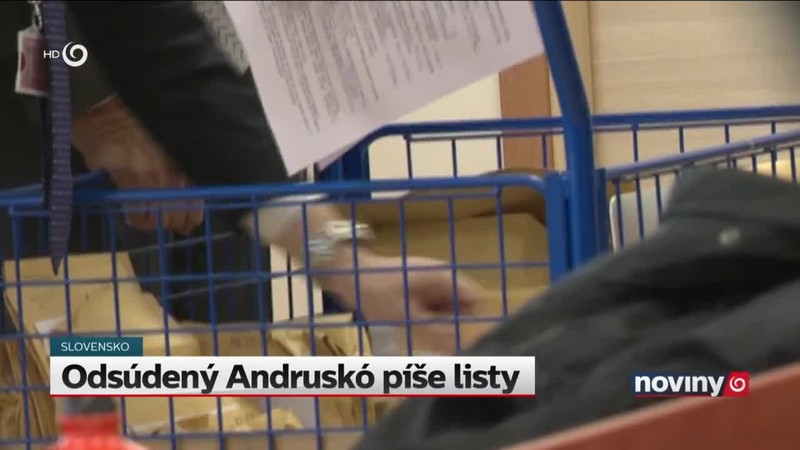 Odsúdený Andruskó píše listy