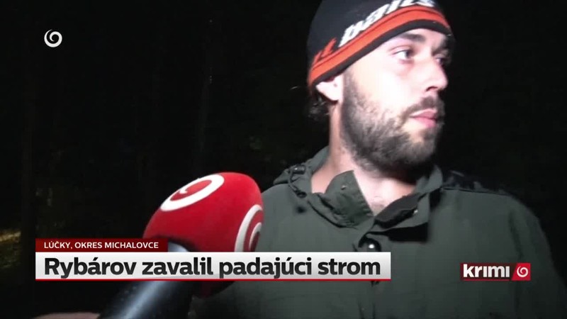 Rybárov zavalil padajúci strom
