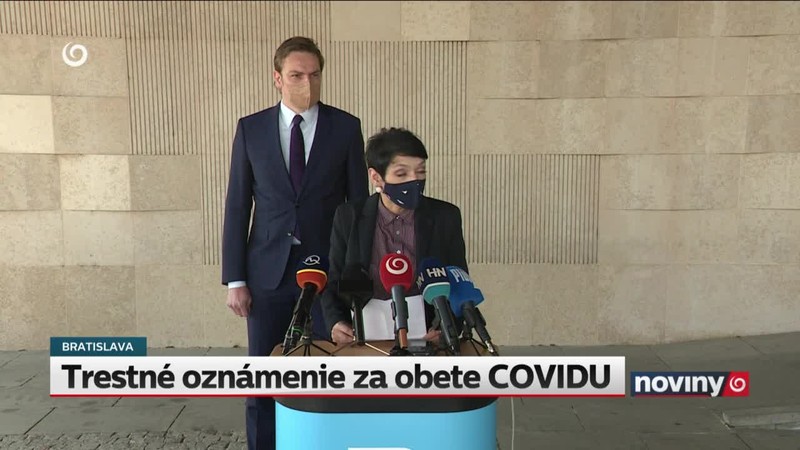 Trestné oznámenie za obete COVIDU
