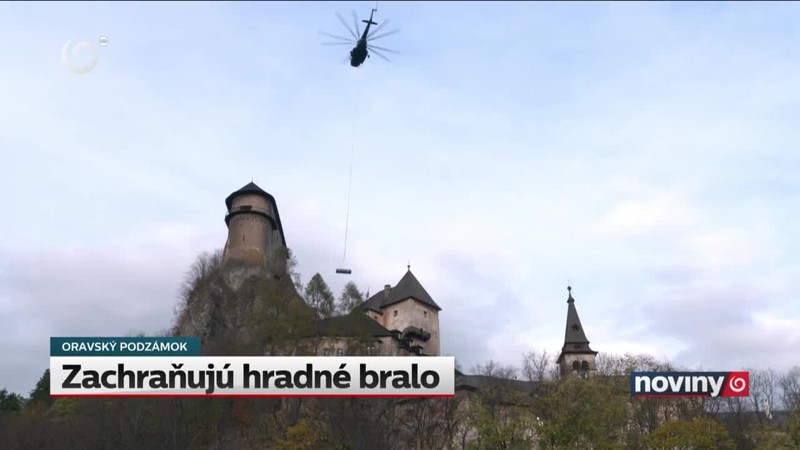 Zachraňujú hradné bralo
