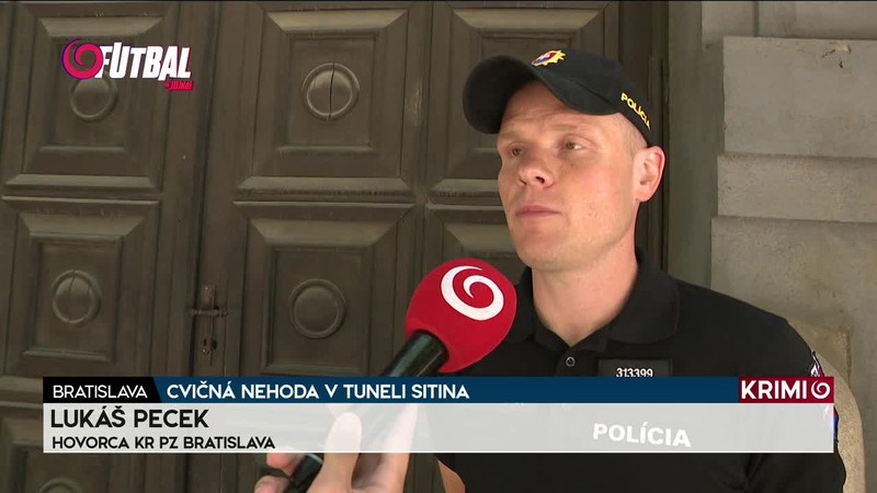CVIČNÁ NEHODA V TUNELI SITINA