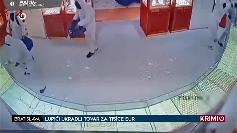 LUPIČI UKRADLI TOVAR ZA TISÍCE EUR