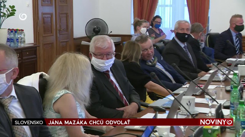 JÁNA MAZÁKA CHCÚ ODVOLAŤ