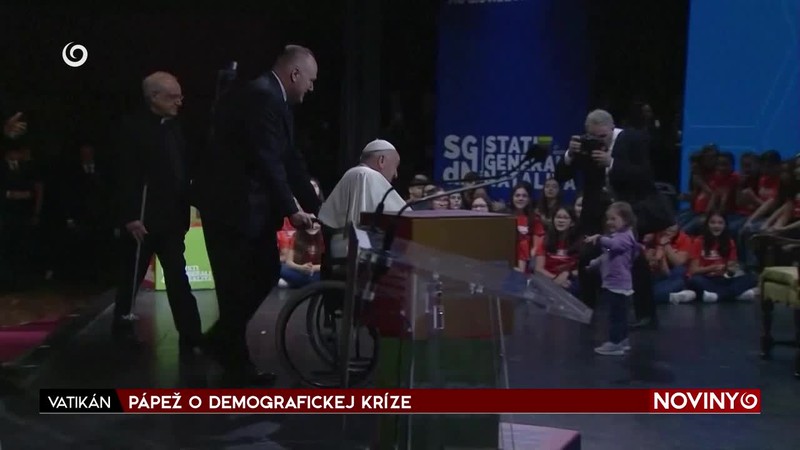 PÁPEŽ O DEMOGRAFICKEJ KRÍZE