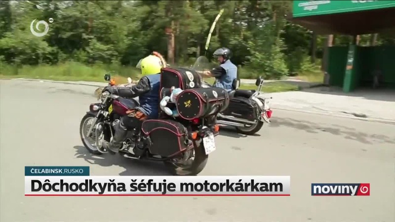 Dôchodkyňa šéfuje motorkárkam