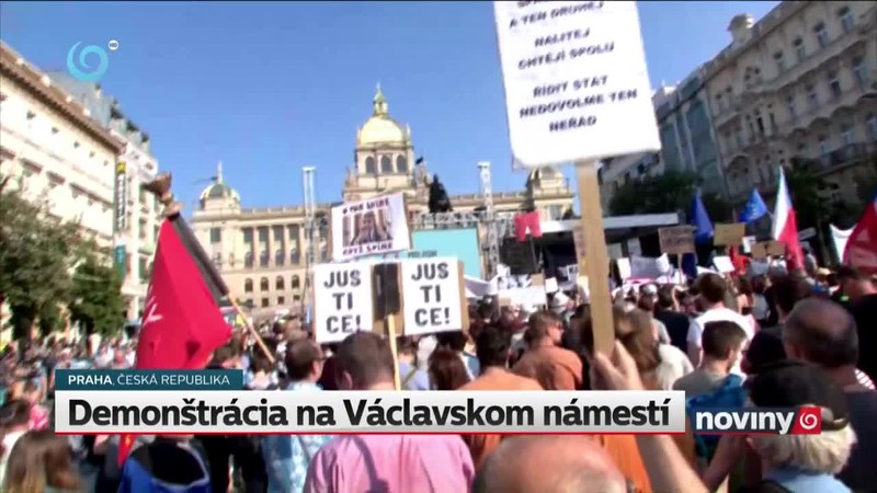 Demonštrácia na Václavskom námestí