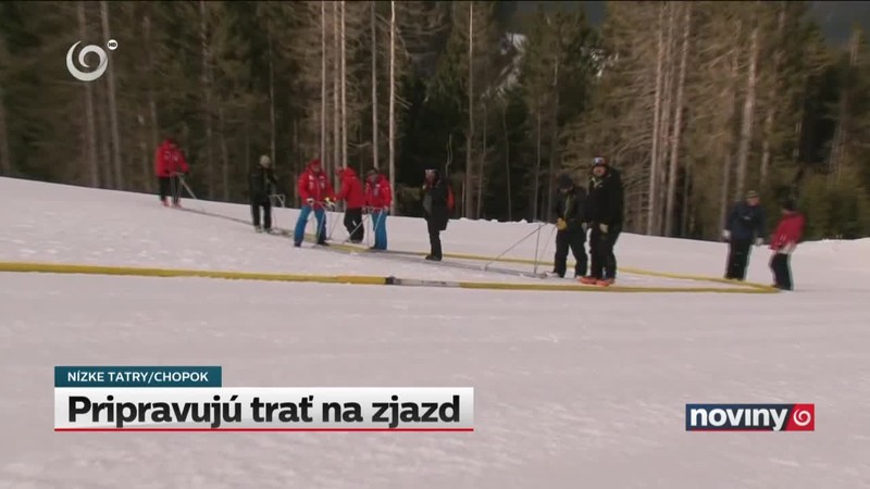 Pripravujú trať na zjazd