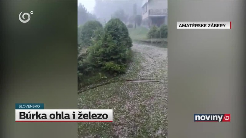 Búrka ohla i železo
