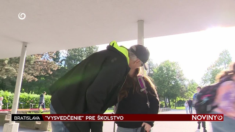 "VYSVEDČENIE" PRE ŠKOLSTVO