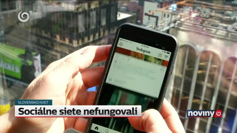 Sociálne siete nefungovali
