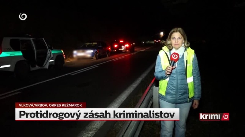 Protidrogový zásah kriminalistov