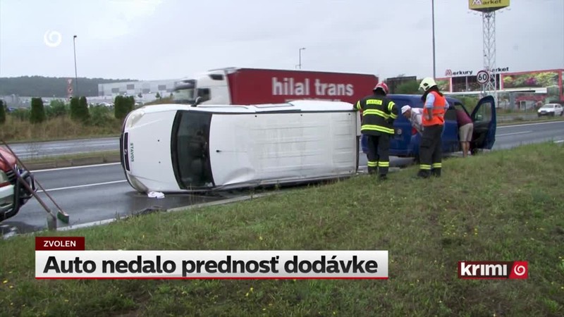 Auto nedalo prednosť dodávke