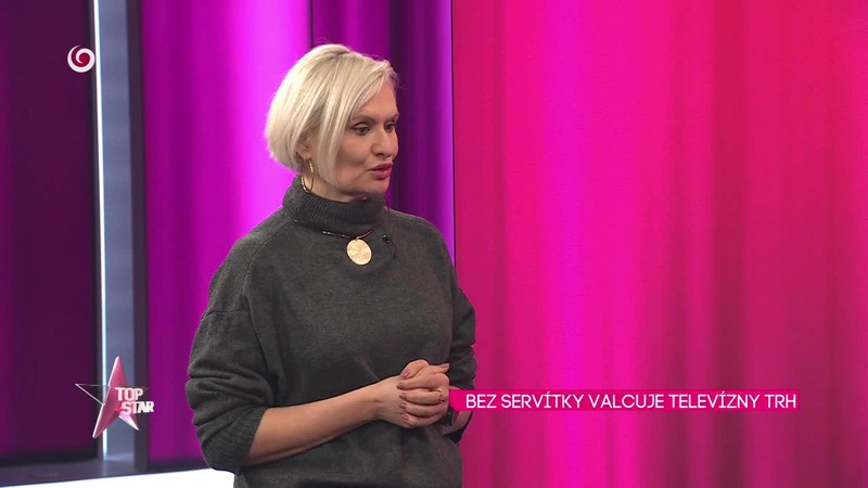BEZ SERVÍTKY VALCUJE TELEVÍZNY TRH